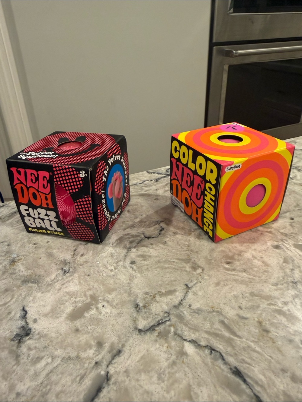 Pink NeeDoh Bundle! Pink Color Change & pink Fuzz Ball